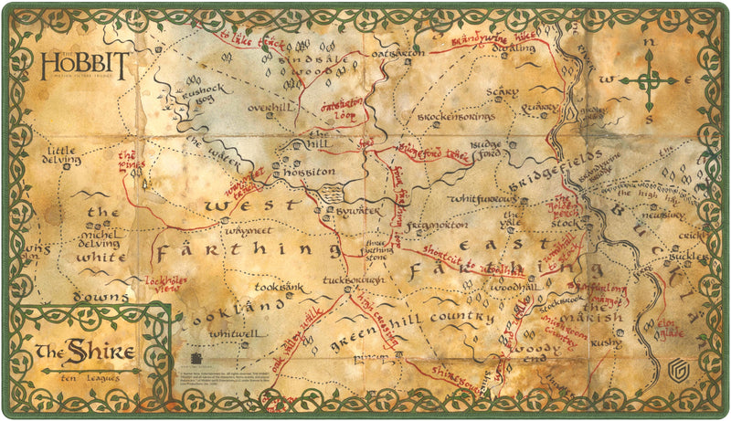 UG Playmat - The Hobbit Map - The Shire