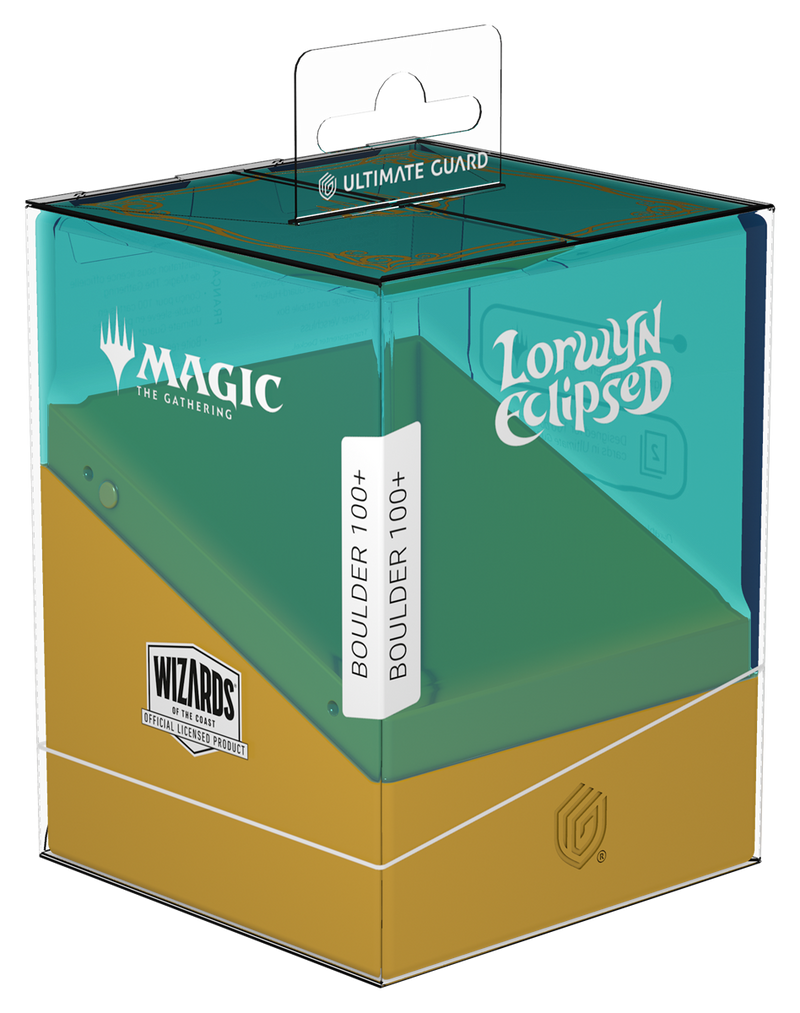 Deck Case - Boulder 100+ MTG Lorwyn Eclipsed - BLUE/YELLOW (01/16/2026)