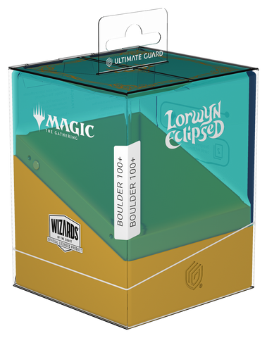 Deck Case - Boulder 100+ MTG Lorwyn Eclipsed - BLUE/YELLOW (01/16/2026)