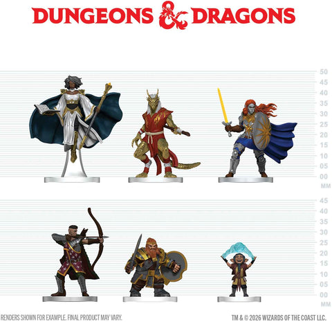 D&D Icons - Player's Handbook - Swords and Staves Starter Set