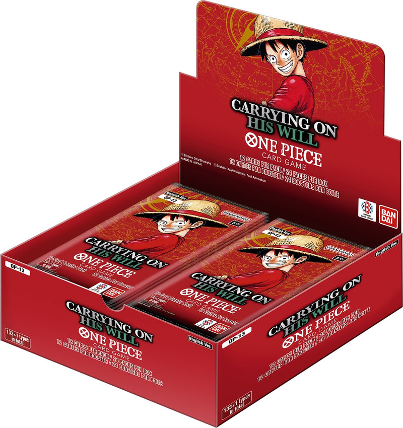 One Piece: CG OP-13: Carrying on his Will - Booster Pack (11/07/2025)