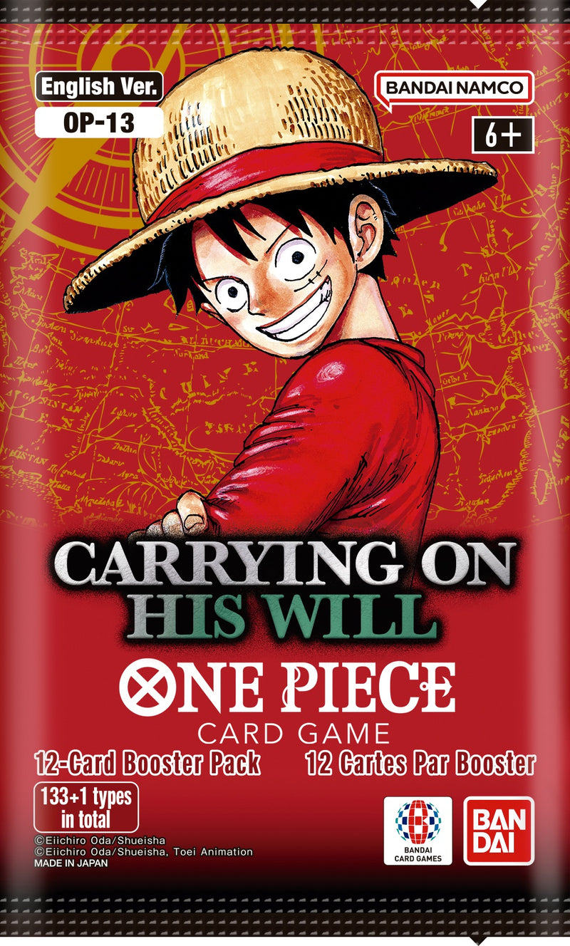 One Piece: CG OP-13: Carrying on his Will - Booster Pack (11/07/2025)