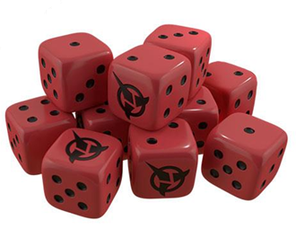Dice - Star Trek Ascendancy - Klingon Dice Pack
