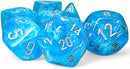 Dice - Luminary 7 - Die Set Mega-Hedral - Sky/Silver