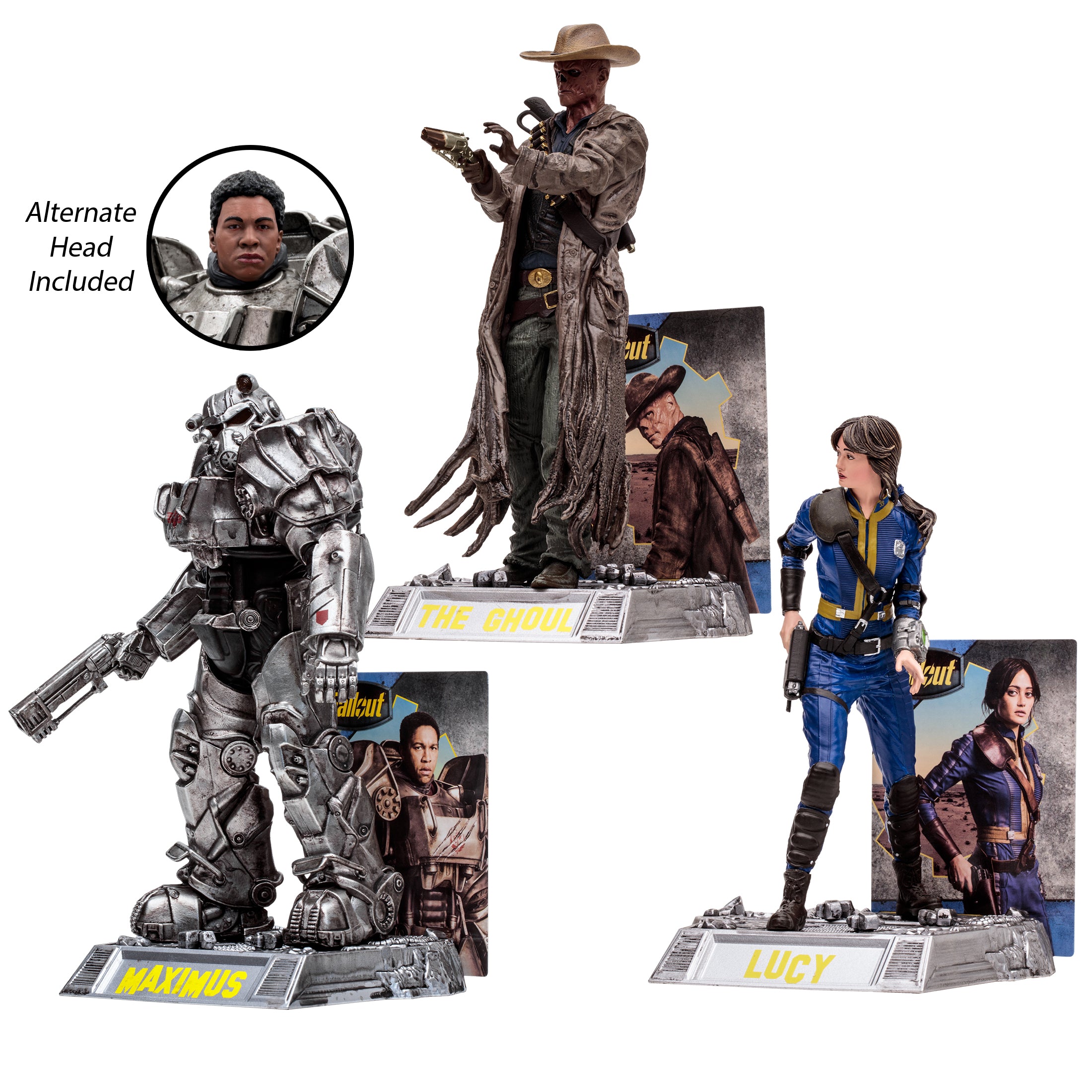 McFarlane Toys - Movie Maniacs - Fallout: Lucy, Maximus & The Ghoul | Event Horizon Hobbies CA