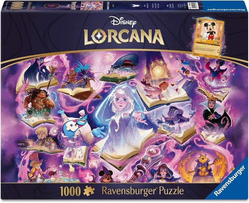 Puzzles - Ravensburger - Lorcana: Glimmers of the Realm - Amethyst (1000pc)