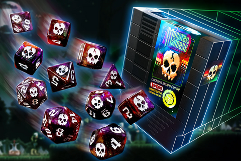 Dice - 1UP Dice - Cackling Skull