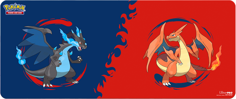 Ultra Pro - Pokemon Playmat - Mega Charizard X & Mega Charizard Y (6ft)