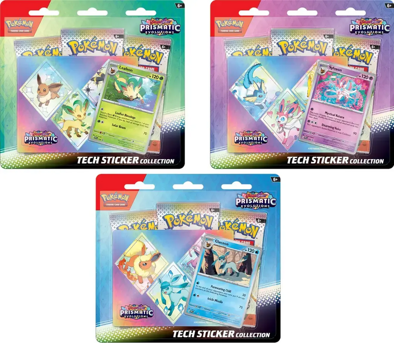 Pokemon - 3pk Sticker Coll - Prismatic Evolutions