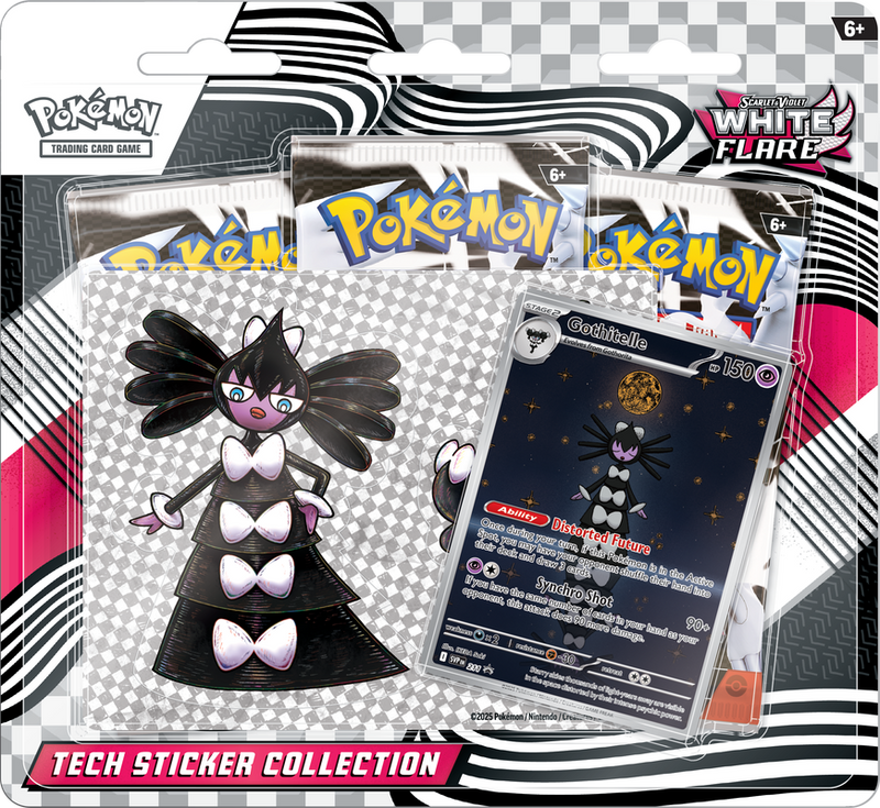Pokemon - White Flare - Tech Sticker Collection (Aug 1st)