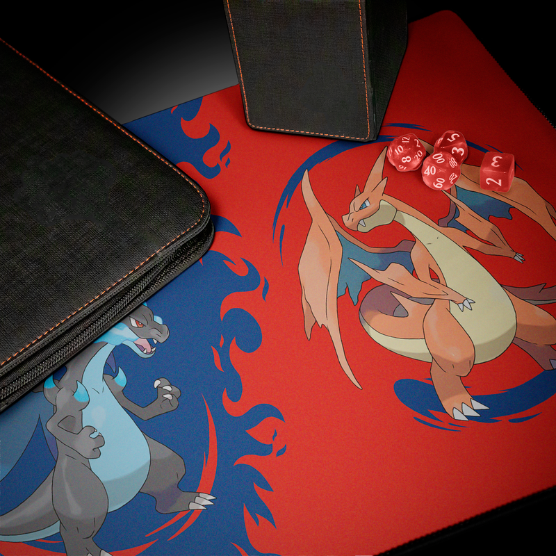 Ultra Pro - Pokemon Playmat - Mega Charizard X & Mega Charizard Y