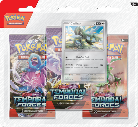 Pokemon - Temporal Forces - 3 PK Blister