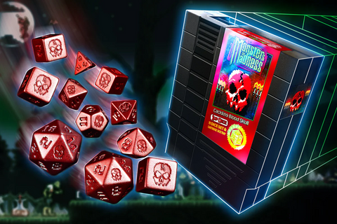 Dice - 1UP Dice - Cacking Blood Skull