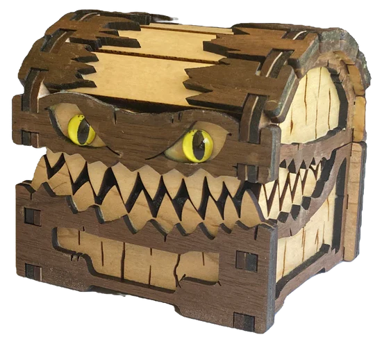 Boardgames - Mimic Dice Chest - Maple