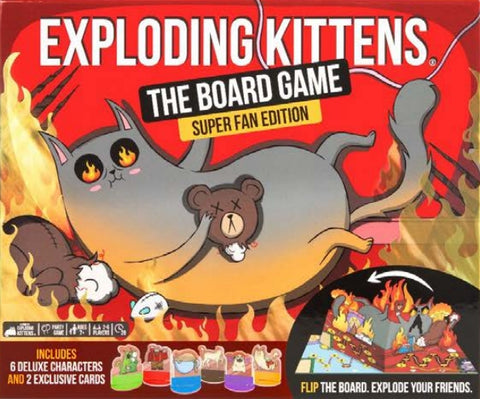 Board Game - Exploding Kittens - Super Fan Edition