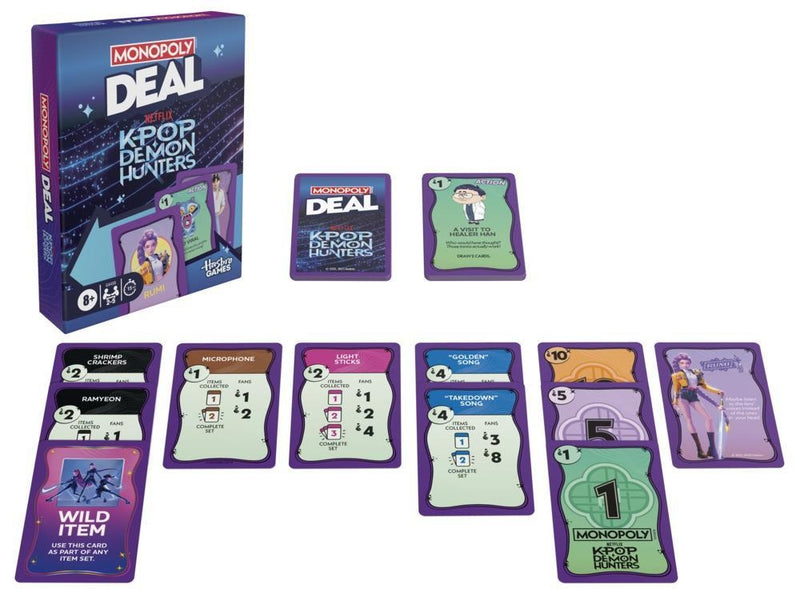 Boardgames - Monopoly deal - K-pop Demon Hunters