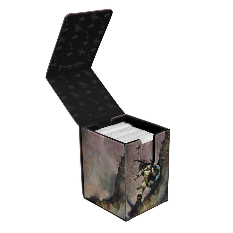 Deck Box - Ultra Pro - Alcove Flip-  Frank Frazetta Warrior with ball and chain