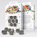 Dice  - Happy Birthday - Confetti