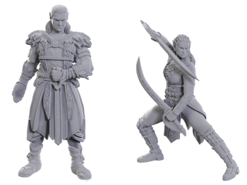 D&D -WizKids Minitures - BG Jaheira & Halsin