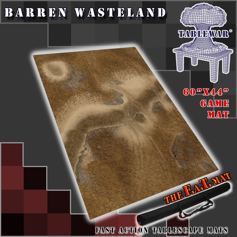 Playmat - F.A.T Mats - Barren Wastelands (60"x40")