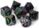 Dice - Die hard - DARK NEXUS HEXBREAKER Metal D&D Dice (7pc)