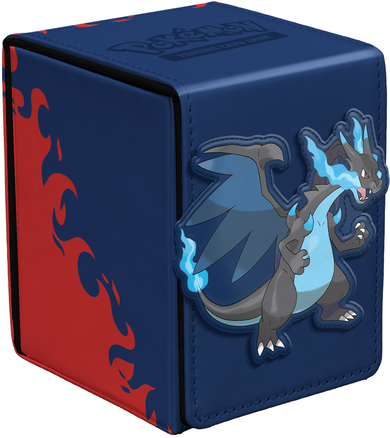 Ultra Pro - Pokémon - Alcove Flip Deck Box - Mega Charizard X