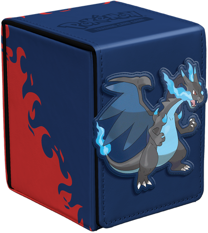 Ultra Pro - Pokémon - Alcove Flip Deck Box - Mega Charizard X