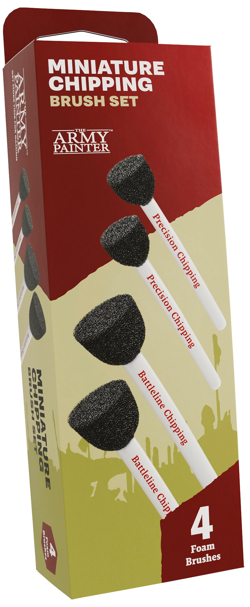 The Army Painter - Miniature Chipping Brush Set