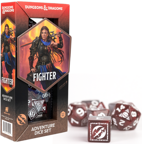 Dice - Sirius Dice - D&D Adventure - Fighter: Red