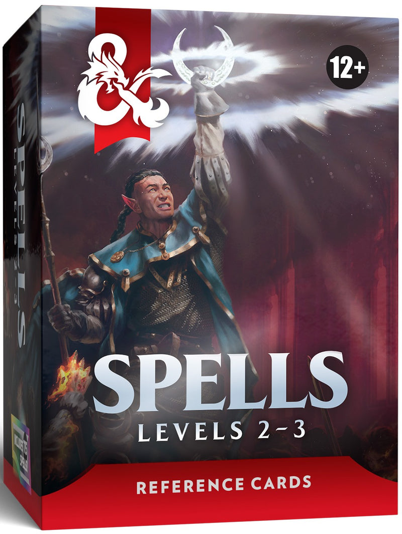 Roleplaying Game - D&D Reference Cards Spells 2 (Levels 2-3)