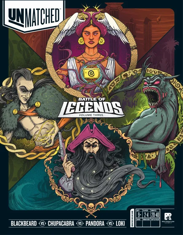 Board Game - Unmatched - Battle of Legends V3