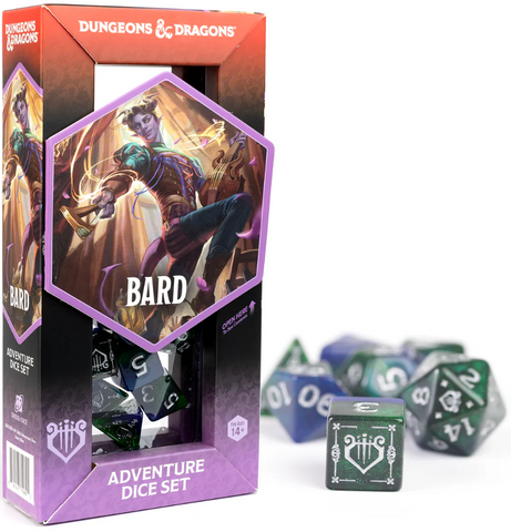 Dice - Sirius Dice - D&D Adventure - Bard: Blue