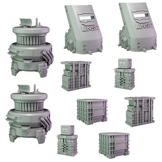 Halo - Flashpoint - UNSC Scenery Set