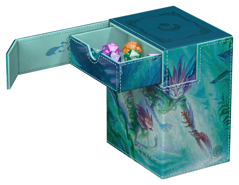 Deck Box - Twin Flip N Tray - Xenoskin MTG Lorwyn Eclipsed - MERFOLK 133+