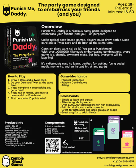 Board games - Punish Me, Daddy - Second Edition