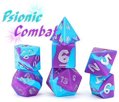 Dice - Psionic Combat - Indomitable Rubber Dice