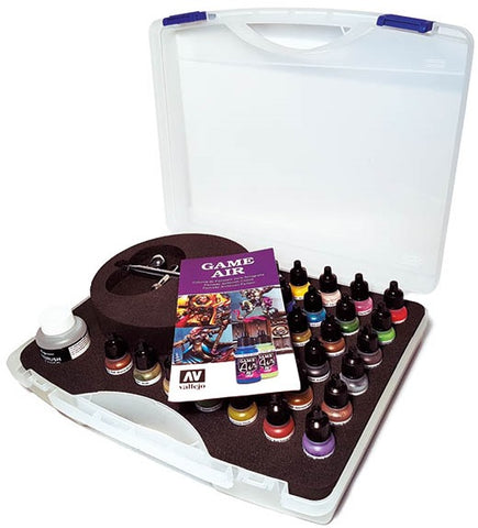 Paint Vallajo -  Air Brush And Paint Kit