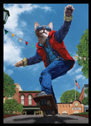 Sleeves - Legion Sleeves - Double Matt - White Core Movie Cat - Cat to the Future