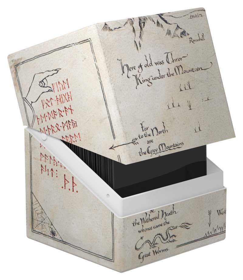 Deck Box - UG - Boulder Deck Case - The Hobbit - Thror's Map (100+ CT)