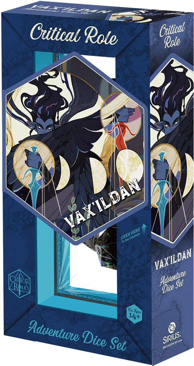 Dice - Sirius Dice - Vox Machina Adventure Dice - Vax'Ildan