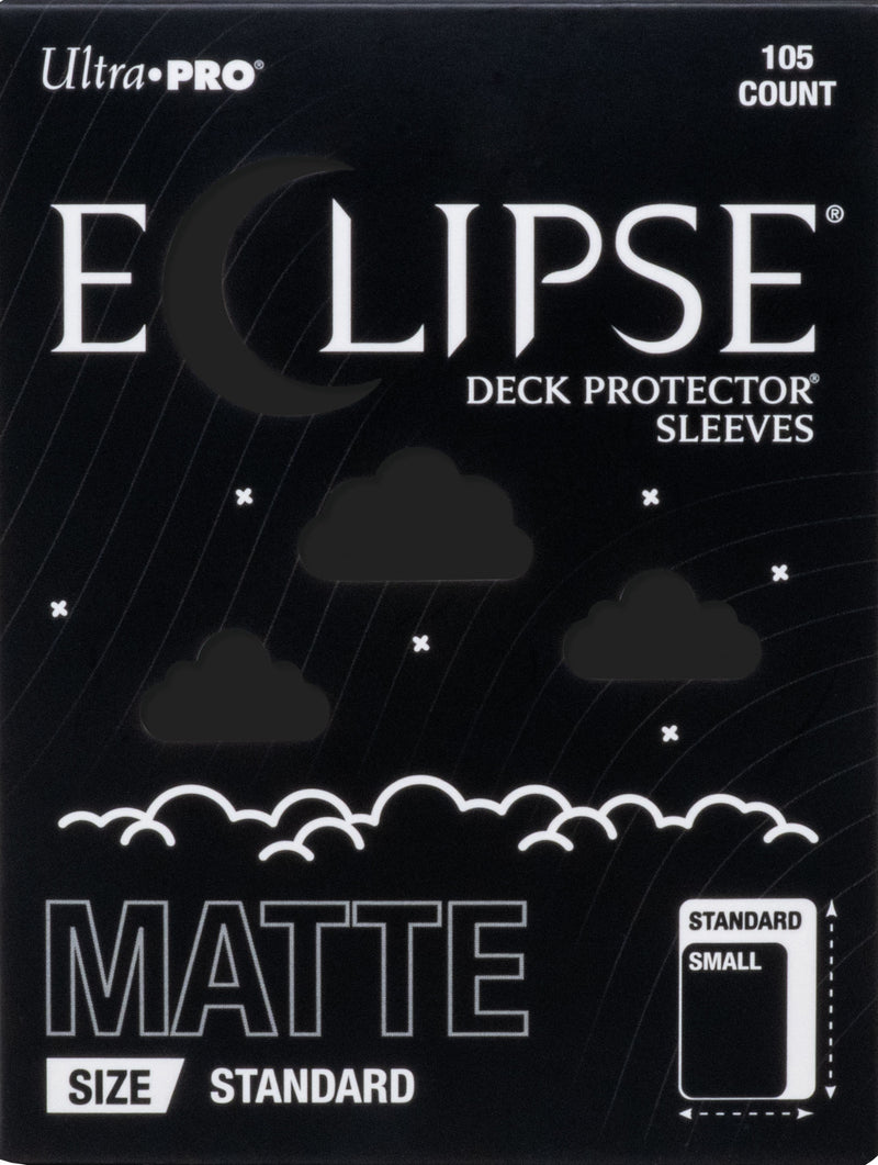 Sleeves - Ultra Pro - Enhanced Eclipse Gloss - Matt Jet Black (105CT)
