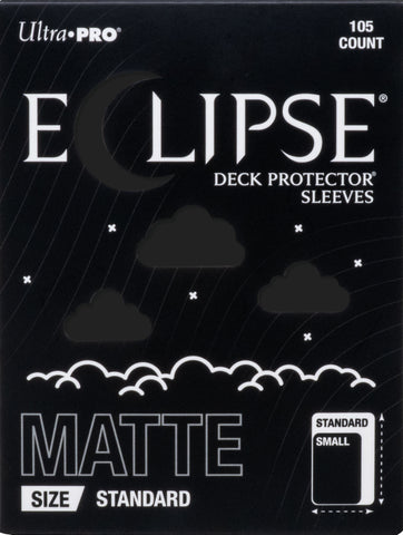 Sleeves - Ultra Pro - Enhanced Eclipse Gloss - Matt Jet Black (105CT)