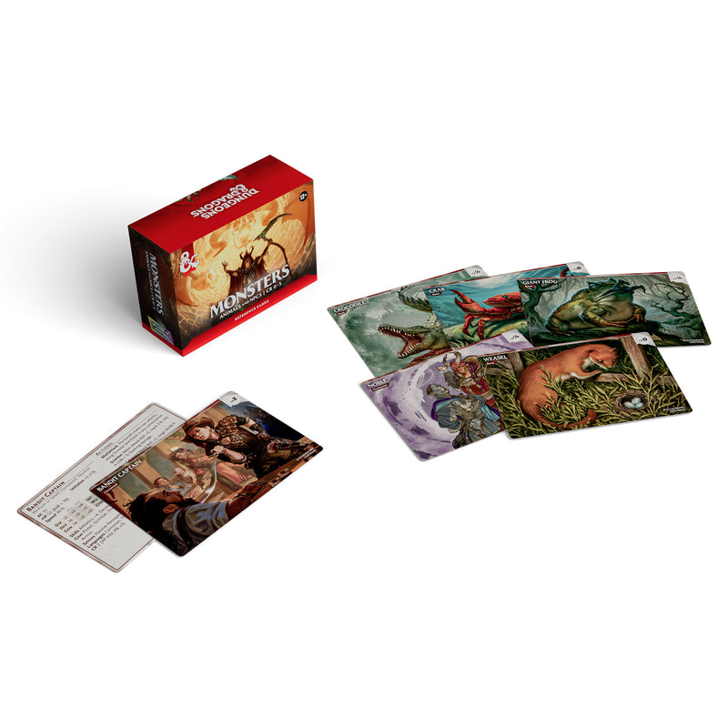 Roleplaying Game - D&D Reference Cards - Monsters - Animals and NPCS