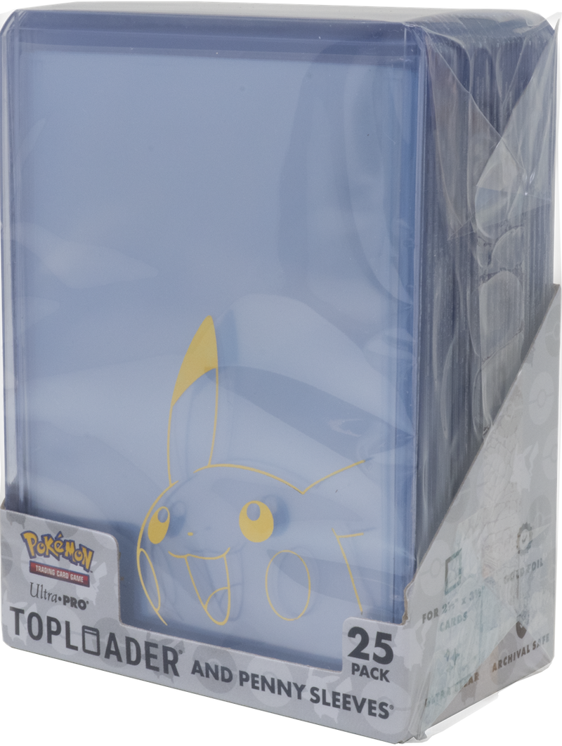 Ultra Pro - Toploader 35pt and Penny Sleeve Combo - Pikachu