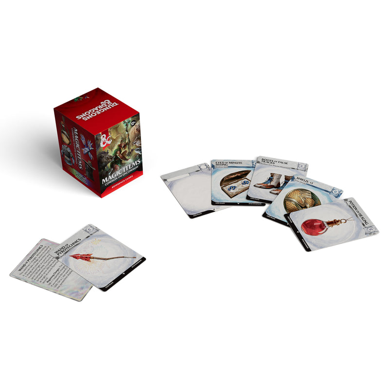 Roleplaying Game - D&D Reference Cards Magic Items - Common & Uncommon