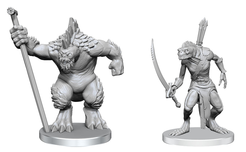 D&D - Nolzur's Marvelous Minis: Xulgath Skirmisher & Stoneliege