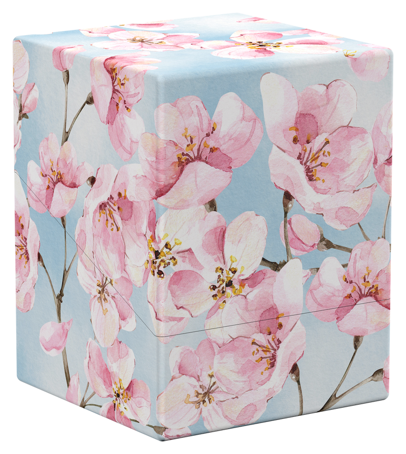 Deck Box - UG - Boulder Deck Case - Floral Places - Cherry Blossom (100+ CT)