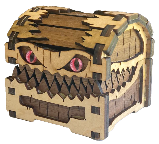 Boardgames - Mimic Dice Chest - Walnut