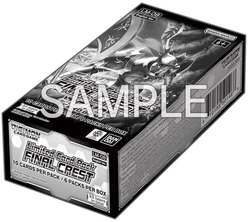 Digimon - CG LM-08 - Final Crest - Limited Card Pack (08/28/2026)
