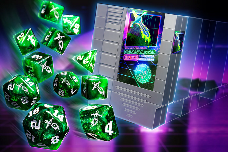 Dice - 1UP Dice - Poison Dagger